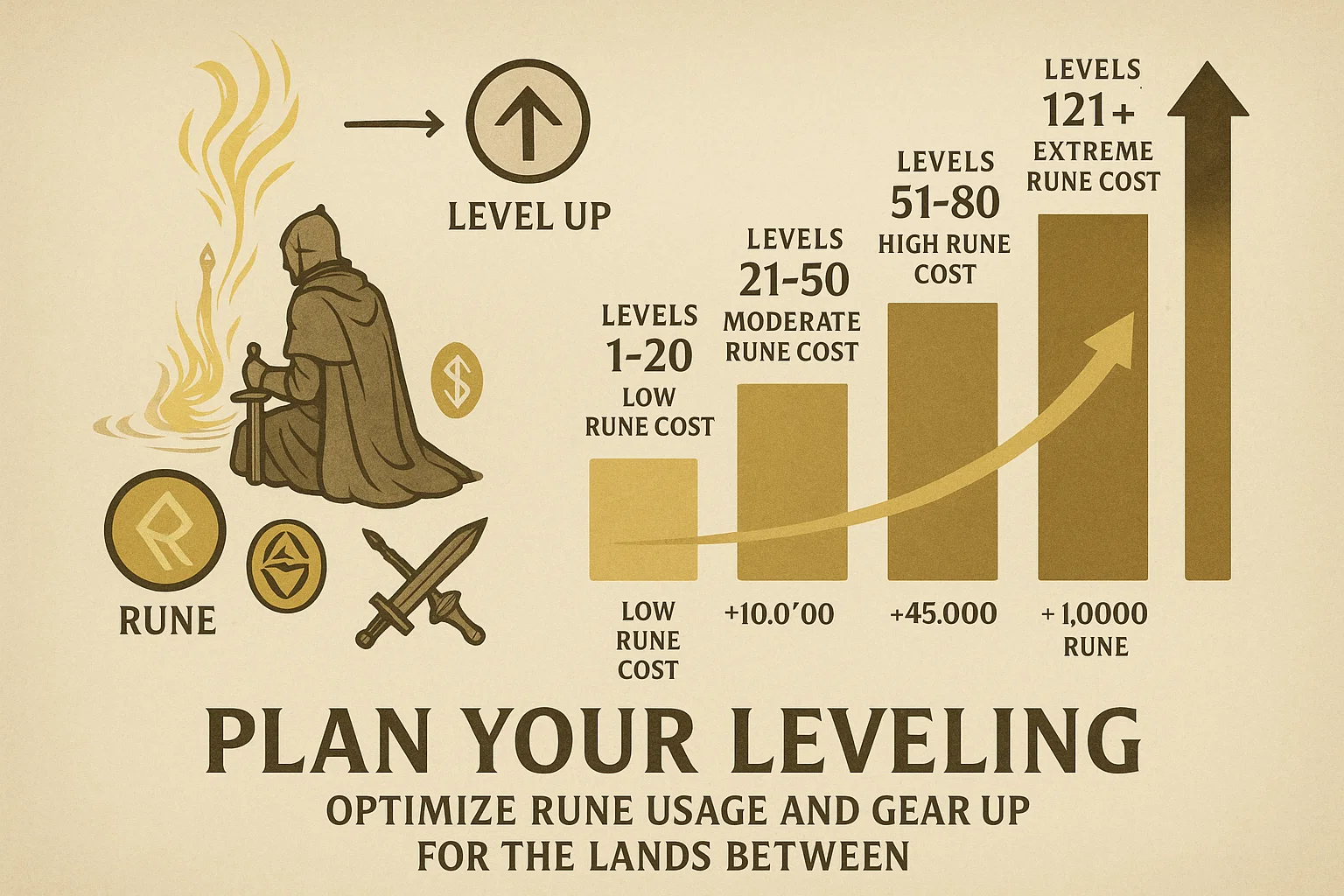 Complete Elden Ring Leveling Guide – Runes Required for Each Level